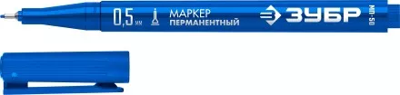ЗУБР МП-50 синий, 0.5 мм перманентный маркер (06321-7) купить в Надыме