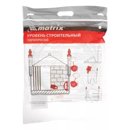 Гидроуровень,удлиненная колба, рельефная градуировка, 5м Matrix 37090 купить в Надыме