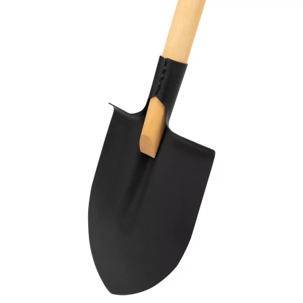 Лопата штыковая, 205х284х1340 мм, деревянный черенок с пропиткой, Россия Сибртех 614575 купить в Надыме