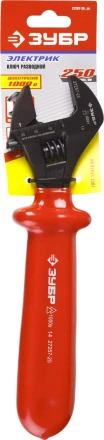 Ключ разводной ЗУБР "ЭКСПЕРТ" "ЭЛЕКТРИК", сталь 40Х, покрытие Н12Х1, высоковольтный до ~1000В, 30мм, 250мм / 10" 27257-25_z01 купить в Надыме