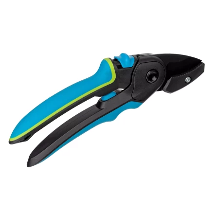 Секатор с наковальней Palisad, 220 мм, регулировка захвата, трехкомпонентные рукоятки, Luxe, 604805 купить в Надыме