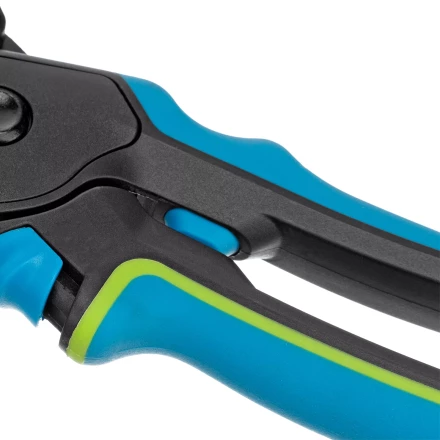 Секатор с наковальней Palisad, 220 мм, регулировка захвата, трехкомпонентные рукоятки, Luxe, 604805 купить в Надыме