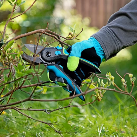Секатор с наковальней Palisad, 220 мм, регулировка захвата, трехкомпонентные рукоятки, Luxe, 604805 купить в Надыме