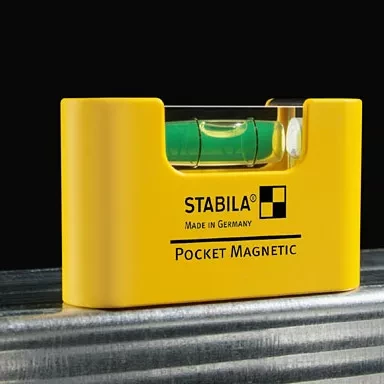 Уровень тип  Pocket Magnetic  70x20x40мм  с магнитом   STABILA купить в Надыме