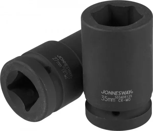 Головка ударная шестигранная 1" М34 глубокая S03АD8134  Jonnesway 48596 купить в Надыме