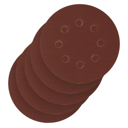 Круг абразивный на ворсовой подложке под "липучку", перфорированный, P 220, 125 мм, 5 шт Сибртех 738097 купить в Надыме