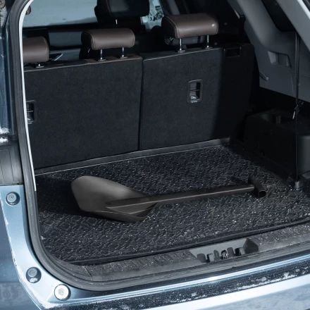 Лопата автомобильная Denzel, 230х290х690мм, сверхпрочный полиамид, 61670 купить в Надыме