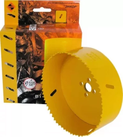 Коронка Bi-Metal Ф105 мм М42 Энкор 24405 купить в Надыме