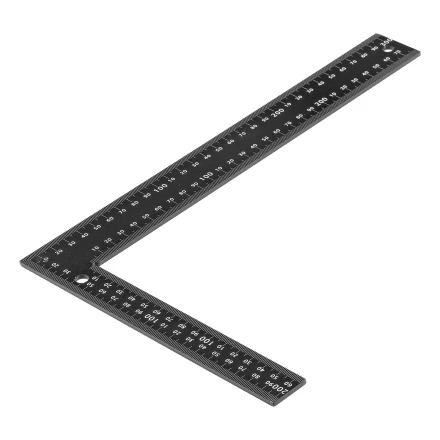 Угольник, 200 х 300 мм, алюминиевый, лазерная гравировка Denzel 32392 купить в Надыме