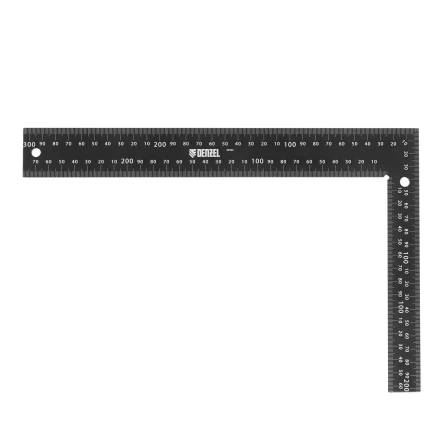 Угольник, 200 х 300 мм, алюминиевый, лазерная гравировка Denzel 32392 купить в Надыме