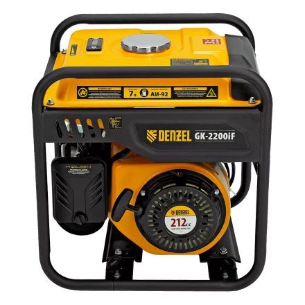 Генератор инверторный DENZEL GK-2200iF, 2,2 кВт, 230 В, ручной старт купить в Надыме
