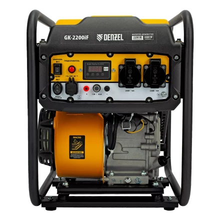 Генератор инверторный DENZEL GK-2200iF, 2,2 кВт, 230 В, ручной старт купить в Надыме