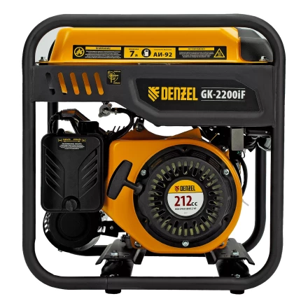 Генератор инверторный DENZEL GK-2200iF, 2,2 кВт, 230 В, ручной старт купить в Надыме
