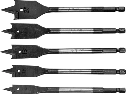 ЗУБР. Набор перьевых сверл по дереву, 5 шт: 12-16-18-20-25 мм 29505-H5 купить в Надыме