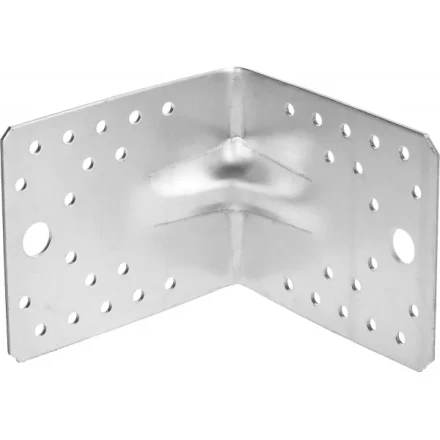 Крепежный угол ЗУБР "МАСТЕР" усиленный, 90х105х105мм, 1шт 310116-90-105 купить в Надыме