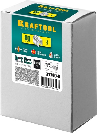 Скобы тип 21GA (80 / Pr A / Senco AT) 5000 шт 31780-8 купить в Надыме