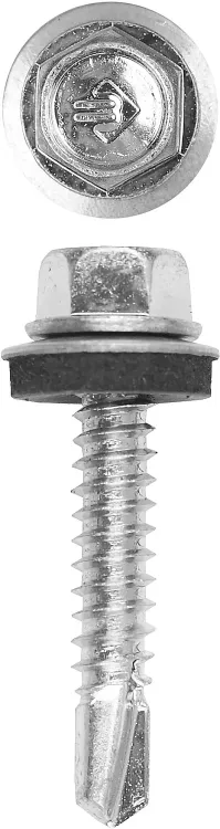 Саморезы ЗУБР "ПРОФЕССИОНАЛ" оцинков., для крепл. кров. матер. к металл. констр., 6.3х38мм, 1000шт 4-300310-63-038 купить в Надыме