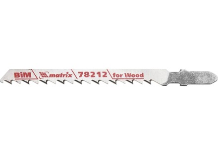 Полотна для электролобзика по дереву 3 шт T101DF 75 x 4мм Bimetal MATRIX Professional 78212 купить в Надыме
