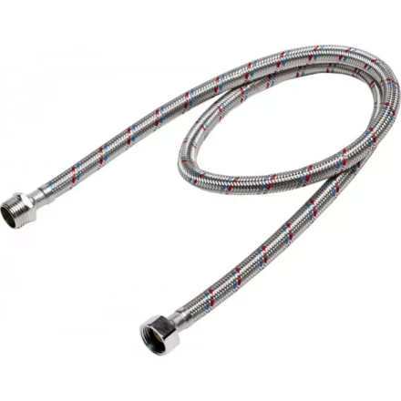 Подводка гибкая STAYER для воды, оплетка из нержавеющей стали, г/ш 1/2" - 1м 51015-G/S-100 купить в Надыме