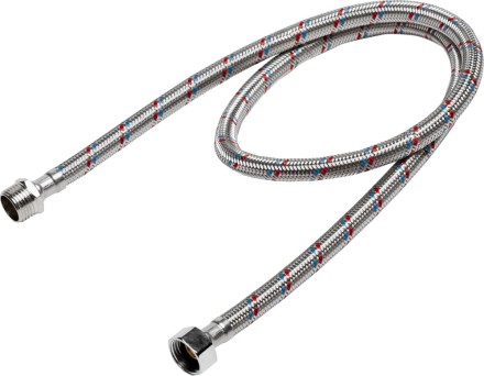 Подводка гибкая STAYER для воды, оплетка из нержавеющей стали, г/ш 1/2&quot; - 1м 51015-G/S-100 купить в Надыме