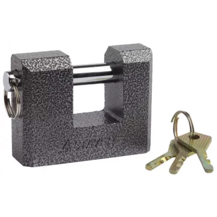 Замок STAYER "MASTER" навесной, П-образн.металлический корпус, с закаленной дужкой, в коробке, 80мм 37143-80 купить в Надыме