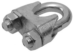 Зажимы троса DIN 741 карточка серия Без серии