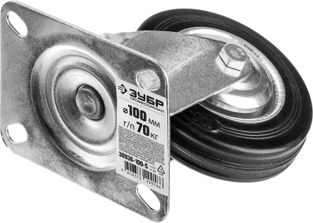 Колеса поворотные из литой резины с металлическим диском серия ПРОФЕССИОНАЛ купить в Надыме