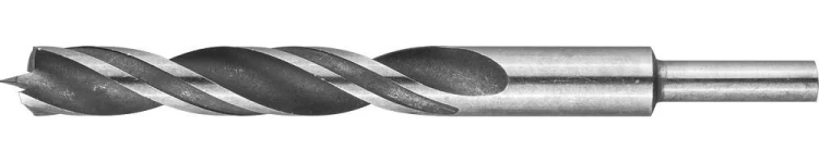 Сверло по дереву, двухленточное, спиральное, KRAFTOOL 29400-150-12, d=12x150мм 29400-150-12 купить в Надыме