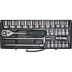 Набор торцовых головок KRAFTOOL "INDUSTRIE QUALITAT" (1/2") универсальный, Cr-V, металлический кейс, 28 предметов 27892-H28_z01 купить в Надыме