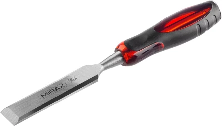 Стамеска MIRAX с двухкомпонентной прозрачной рукояткой, 25мм 1810-25 купить в Надыме