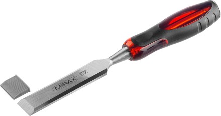 Стамеска MIRAX с двухкомпонентной прозрачной рукояткой, 25мм 1810-25 купить в Надыме