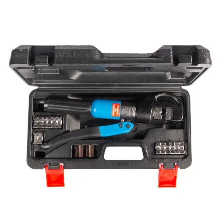 Пресс гидравлический ручной КВТ ПГР-70БР для опрессовки наконечников до 70 мм и резки болтов  до 12 мм (91807) купить в Надыме