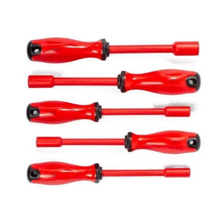 Набор диэлектрических отверток КВТ VDE НИО-2205-Т с внутренним шестигранником, 5 шт. (88927) купить в Надыме