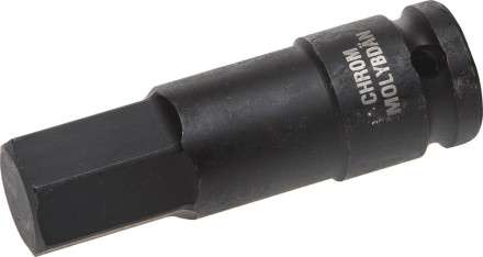 Торцовая головка KRAFTOOL &quot;INDUSTRIE QUALITAT&quot; ударная (1/2&quot;), HEX, Cr-Mo, фосфатированная, H19 27950-19_z01 купить в Надыме