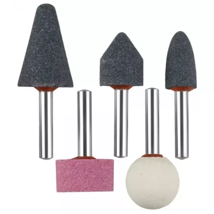 Набор ЗУБР "МАСТЕР": Абразивные минишарошки-насадки для  дрели, хвостовик d 6мм, 5 предм. 35994-H5 купить в Надыме