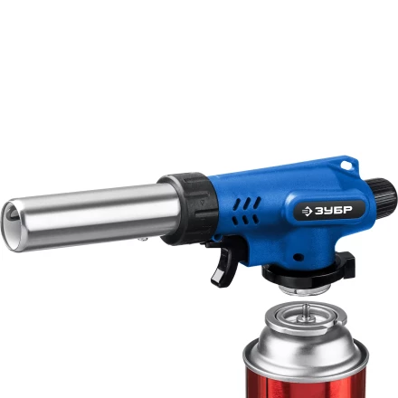 ЗУБР ГП-500, 1300°C, увеличенный выход пламени, газовая горелка с пьезоподжигом на баллон с цанговым соединением, Профессионал (55552) купить в Надыме