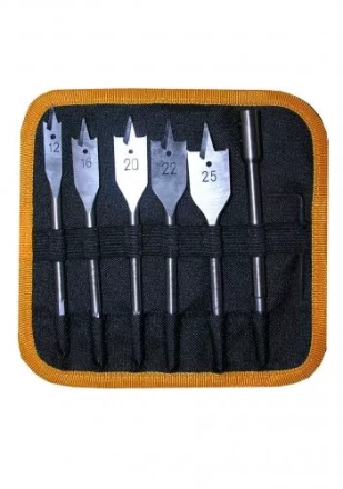 Набор сверл перовых  5 шт12-25х152мм+ 1удл.в сум1/1/40 19122 купить в Надыме