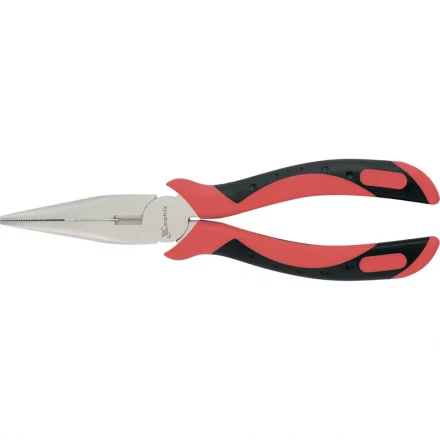 Длинногубцы GRAND 160 мм прямые никелированные двухкомпонентные рукоятки MTX 171369 купить в Надыме