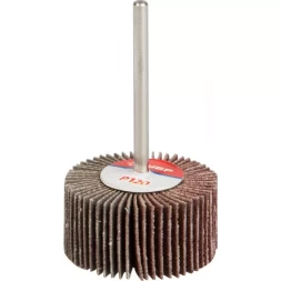 Круг шлифовальный ЗУБР "МАСТЕР" веерный лепестковый, на шпильке, тип КЛО, зерно-электрокорунд нормальный, P120, 15х30мм 36600-120