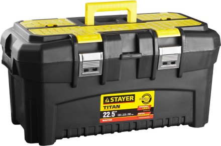 Ящик для инструмента &quot;TITAN-22&quot; пластиковый, STAYER 38016-22 купить в Надыме