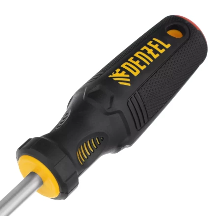 Отвертка PH3х150 мм, CrV, трехкомпонентная рукоятка Denzel 12184 купить в Надыме