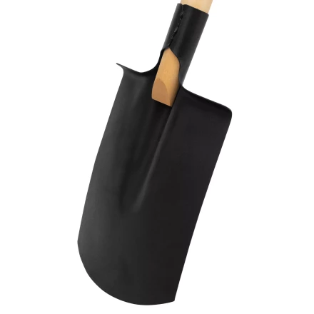 Лопата прямоугольная, 200х284х1340 мм, деревянный черенок с пропиткой, Россия Сибртех 614585 купить в Надыме