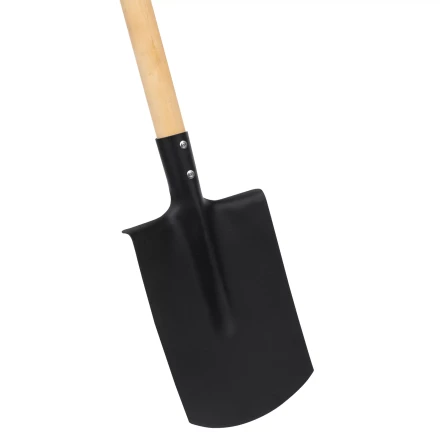 Лопата прямоугольная, 200х284х1340 мм, деревянный черенок с пропиткой, Россия Сибртех 614585 купить в Надыме