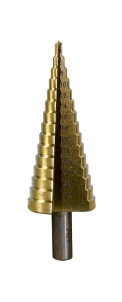 Сверло для металла ступенчатое 4-32мм 15 ступ шаг 2 ход 5 VMX 511632 купить в Надыме