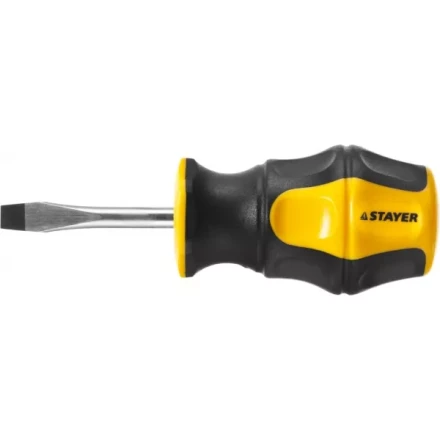 Отвертка STAYER "MASTER" "HERCULES", Сr-V, противоскользящая рукоятка, SL5,0x38мм 25051-38-5.0_z01 купить в Надыме