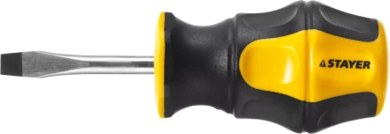Отвертка STAYER "MASTER" "HERCULES", Сr-V, противоскользящая рукоятка, SL5,0x38мм 25051-38-5.0_z01 купить в Надыме