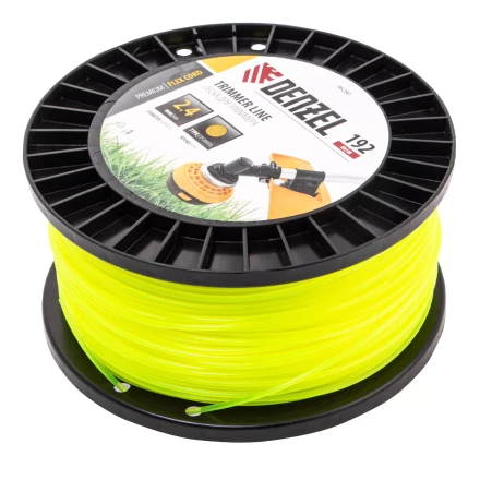 Леска для триммера круглая Denzel, 2,4мм х 192м, на DIN катушке FLEX CORD, 96280 купить в Надыме