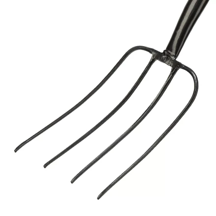 Вилы 4-рогие Сибртех 61379, сенные, кованые, 210х340х1260 мм, деревянный лакированный черенок купить в Надыме