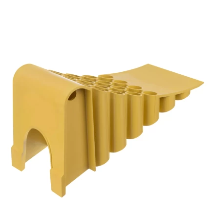 Упор противооткатный для грузового транспорта Stels, ЖЕЛТЫЙ, 35 т, 438х200х205 мм, 56777 купить в Надыме