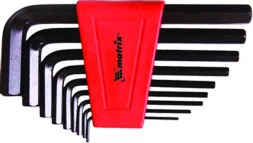 Набор ключей шестигранных имбусовых HEX 1.5–10 мм CrV 9 шт. MATRIX 11226